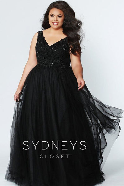 plus size black formal dresses with sleeves