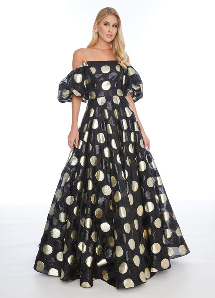 polka dot homecoming dress