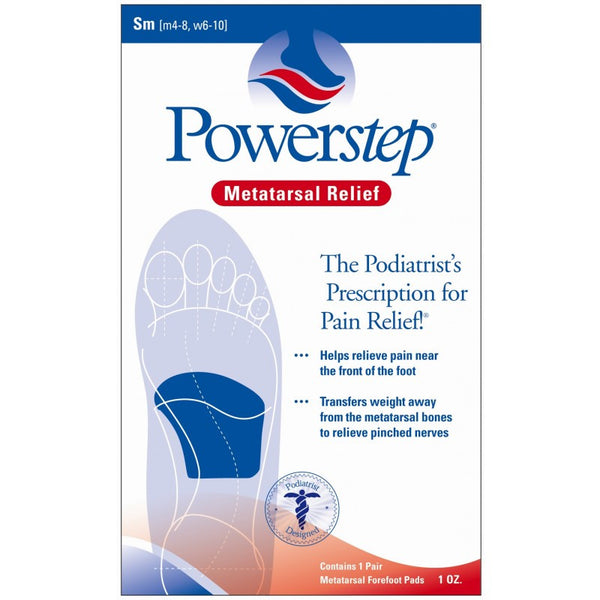 powerstep with metatarsal pad