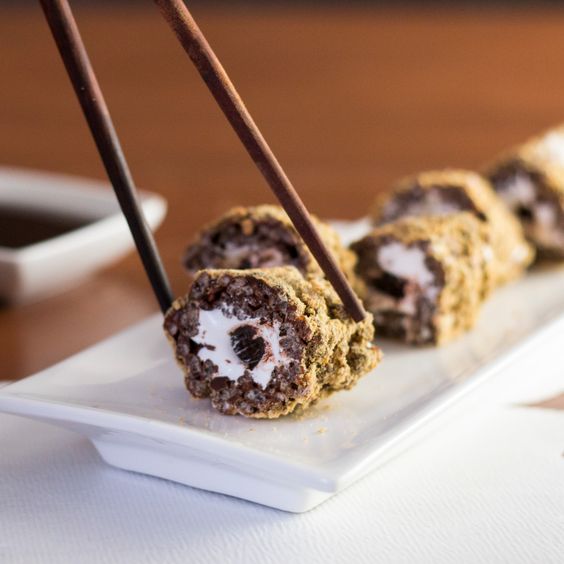 smores sushi rolls by tastemade.com