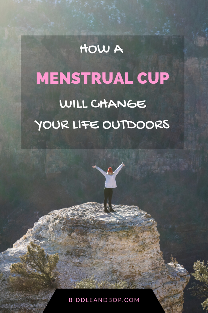 pin to save how a menstrual cup will change your outdoor life