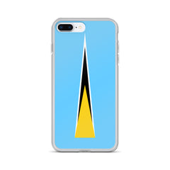 Saint Lucia Flag Custom iPhone Case