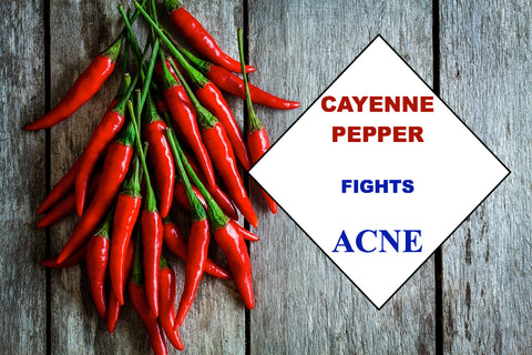 Cayenne Pepper in Organic Skincare Can Cure Acne