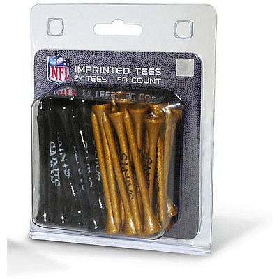 NFL New Orleans Saints Regulation Golf Tees 50 Pack Club Accessory Driver Tee