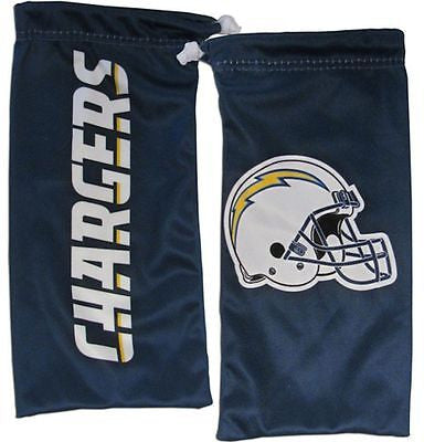 NFL San Diego Chargers Microfiber Eyewear Storage Bag Glasses Cleaning Cloth