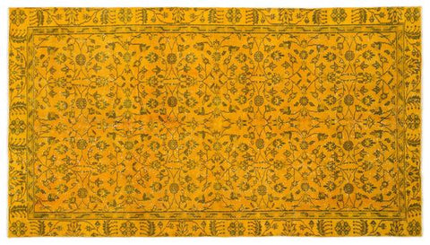 Vintage Teppich gelb