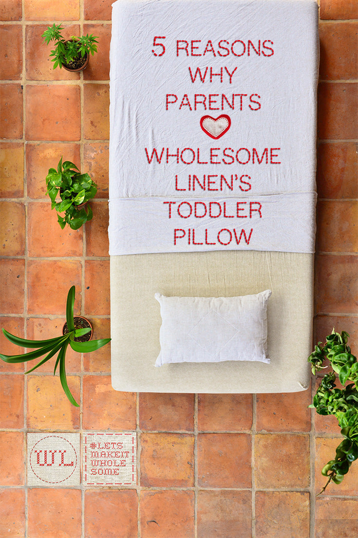 5 Reason Why Parents Love Wholesome Linen Toddler Pillow
