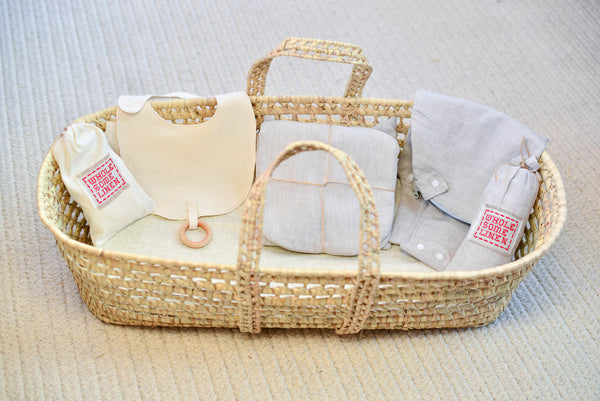 moses basket linen set