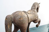 Handmade Wooden Horse Statue - Objets D'art