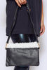 Black Pu Rectangle Bag