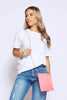 Neon Pink Patent Rectangle Bag