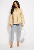 Camel Oversize Cotton Shirt