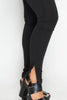 Black Racer Rib Jumpsuit