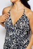 Grey Leopard Woven Cami Playsuit