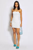 White Slinky Choker Bodycon Dress