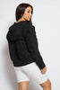 Black Oversize Urban Hoodied Denim Jacket
