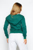 Dark Green Zip Up Hoodie