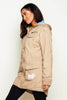 Fila Academy Utility Beige Hooded Jacket