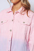 Pink Denim Oversized Denim Jacket