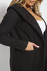 Black Waterfall Hooded Jacket