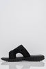 Black Buckle Detail Sports Sliders