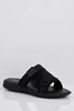 Black Buckle Detail Sports Sliders