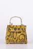 Yellow Snake Micro Mini Bag