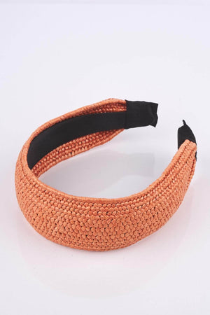 Orange Straw Headband