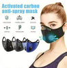 Black Reusable Respirator Face Mask