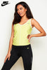 Nike Sphere Dry Lime Green Cut Out Tank Top