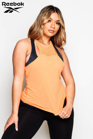 Reebok Orange Racer Back Tank Top