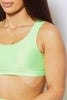 Neon Lime Lycra Crop Top & Leggings Co-ord