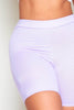 Lilac Longline Sweat Shorts