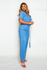 Petite Midwash Square Neck Wide Leg Jumpsuit