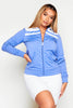 Puma Blue & Contrast White Zip Up Sports Jacket