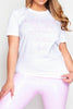 Not Your Barbie Doll White Printed T.Shirt
