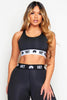 Black HIIT Criss Cross Sports Bra