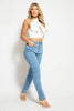 Light Wash Skinny Casual Jeans