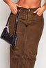 Brown Cord Relaxed Fit Trousers