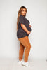 Maternity Camel Cord Over Bump Trousers