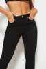 Petite Black High Waist Skinny Jeans