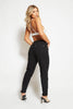 Petite Black Denim Sraight Leg Jeans