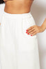 White Wide Leg Causal Trousers