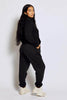 Black Oversize Casual Joggers