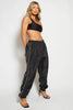 Plus+ Black Side Panel Shell Joggers