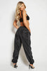 Plus+ Black Side Panel Shell Joggers