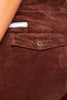 Fila Brown Cord Slim Fit Trousers