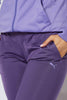 Puma Purple Straight Leg Track Pants