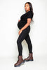 Black Ripped Maternity Skinny Jeans