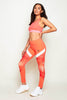 Adidas Coral Contrast Sports Leggings